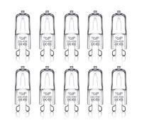 G9 Halogen LED Bulbs Cool White 40w 230v Wax Burner Bulbs Dimmable Warm White G9 Light Bulbs for Table Lamps Cabinet Light Oven 600lm 2700k Replacement Capsule Ceiling Lights (10 Pack)