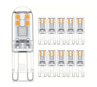 G9 LED Bulbs 2W Replacement 20W Halogen Bi-pin Energy Saving Non Flicker AC 220-240V for Chandelier Ceiling Light Table Lamp for Indoor Home Office Use(Warm White 3000K)