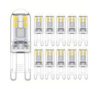 G9 LED Bulbs 2W Replacement 20W Halogen Bi-pin Energy Saving Non Flicker AC 220-240V for Chandelier Ceiling Light Table Lamp for Indoor Home Office Use(Cool White 6000K)