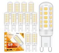 G9 Led Bulbs, 3W Natural White Light Bulbs, Equivalent to 30-40W Halogen, 400Lm, 4000 Kelvin 220-240V No Flicker Non-Dimmable Energy Savingor Lighting Decor [Energy Class D] (Natural White, 12 Pack)