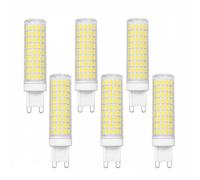 G9 LED Capsule Bulbs,4000K Natural White,15W Halogen Replacement,High Bright,Flicker Free,Non Dimmable,CRI80+,Fit for Kitchen Bedroom wall lamp use(6 Pack)