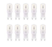 G9 LED Capsule Light Bulb Dimmable,Frosted Bulb 18W 20W 30W Equivalent, 10-Pack, Cool White 240 Lumen 6000K, Ideal for Home Lighting, 220-240V 360 Degree [Energy Class A++]