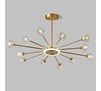 g9 light luxury modern full copper ceiling lamp,simple creative molecular ceiling lamp,master bedroom lamp,living room lamp,home warm scandinavian style lamps and lanterns-boom 12