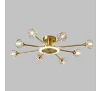 g9 light luxury modern full copper ceiling lamp,simple creative molecular ceiling lamp,master bedroom lamp,living room lamp,home warm scandinavian style lamps and lanterns-ceiling 8