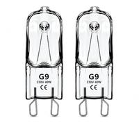 G9 Oven Light Bulb 40W 230V, 300°C Heat Resistant Halogen Bulb, High Temperature Replacement Lamp for Neff, Bosch, AEG & Zanussi Ovens, G9 Capsule, Warm White, 2 Pack