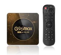 G96 MAX Android 13.0 TV Box | 8K Ultra HD Streaming | Wi-Fi 6 & Bluetooth 5.0 | 4GB RAM + 32GB Storage | RK3528 Quad-Core | HDR10+ | Dual-Band 2.4GHz/5GHz | 3D Support | Ethernet 100M