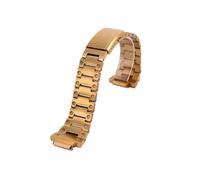 GA-2100 Watchband Case Mod Kit Compatible With Casio Farm Oak GA2100 GA2110 GA-B2100 Modified Metal Bezel Stainless Steel Strap Tool(Strap Gold)