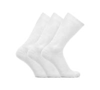 GA COMMUNICATIONS 3,6 & 12 Pairs Of Ladies Non Elastic Loose Top Diabetic Socks, Breathable Plain Rainbow Striped Floral Patterned Multipack Cotton Rich Socks UK Size 4-7 (White, 3 Pairs)