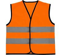 GA Communications CHILDREN HIGH VIS VEST VIZ SLEEVELESS VEST KIDS BOYS VISIBILITY SAFETY WAISTCOAT[Orange,10-12 Year]