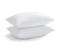 GA COMMUNICATIONS Firm Pillows Pack Of 2, Hotel Quality Side Sleeper Pillow For Neck & Shoulder Pain Relief - Extra Filled Bounce Back Pillows, Supportive And Hypoallergenic Bed Pillows (White)