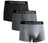 GA COMMUNICATIONS Mens Boxers Multipack | 3/6/12 Pack | Classic Fit | Mens Underwear | Hipster Boxer Shorts | Printed Cotton Boxers | Elastic Waistband (UK, Alpha, S, Regular, Regular, 3, Black/Grey)