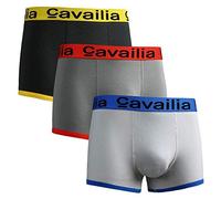 GA COMMUNICATIONS Mens Boxers Shorts Multipack 3/6/12 Pack - Cotton Boxers for Men Underwear Trunks Retro Underpants Tagless Anti Chafing (UK, Alpha, L, Regular, Regular, 3, Yellow/Red/Blue)