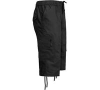 GA COMMUNICATIONS Mens Camouflage Shorts Elasticated Waist 3/4 Cargo Combat Pocket Summer Trousers