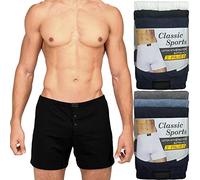GA COMMUNICATIONS Mens Classic Sports Boxer Mix Colour Briefs Pants Comfort Fit Stretchy Underwear[Mix Colours Pak of 3,2XL]