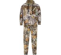 GA COMMUNICATIONS Mens Jungle Tracksuit Camouflage Fishing Hunting Pull Over Hoodie with Joggers, Casual Warm Elasticated Cuff Sweatsuit Top With Drawstring Jacket Joggers Sets, UK Plus Size S To XL