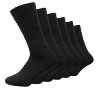 GA COMMUNICATIONS® Mens Non-Elastic Loose Wide Top Socks | Pack of 3/6 Pairs Adults Thermal Socks | Ribbed Non Elastic Extra Wide Cushion Reinforced Heel and Toe Socks Size 6-11 UK
