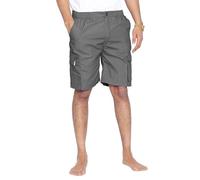GA COMMUNICATIONS Mens Plain Shorts Elasticated Waist Cargo Combat Casual Multi Pockets Bottoms Summer Beach Cotton 6 Pockets Premium Pants Plus Size M L XL XXL 3XL 4XL 5XL 6XL[Charcoal,XXXL]