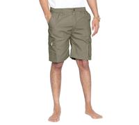 GA COMMUNICATIONS Mens Plain Shorts Elasticated Waist Cargo Combat Casual Multi Pockets Bottoms Summer Beach Cotton 6 Pockets Premium Pants Plus Size M L XL XXL 3XL 4XL 5XL 6XL[Olive,XL]