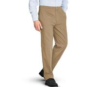 GA COMMUNICATIONS Mens Rugby Trousers Full Elasticated Waist Office Work Smart Big Plus Size Pants[Tan,32" Waist 27" Leg]