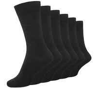 GA COMMUNICATIONS Mens Socks 3 Pairs, Breathable Cushioned Comfortable Casual Crew Socks, Outdoor Multipack Moisture Wicking Socks For Running, Sports, Walking, Cycling, Hiking (Black, 6-11)