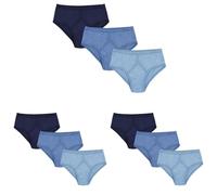 GA COMMUNICATIONS Mens Y-Front Interlock Briefs Underwear, 100% Pure Cotton Traditional Multipack Menswear Pack Of 3, 6, 9, 12 Underpants For Men UK Plus Size S-XXL, Assorted Pack Of 9-L