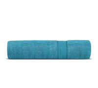 GA COMMUNICATIONS Premium Quality Jumbo Bath Sheet 1 Pack 100% Egyptian Cotton 450-GSM, Quick Dry Ultra Soft Highly Absorbent Extra Large Bathroom Sheet Towels For Hotel And Spa 90x180 CM Aqua