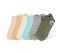 GA COMMUNICATIONS Women’s Bamboo Trainer Socks - 3/6/12 Pack No-Show Low-Cut Ankle Liner Socks, Non-Slip Breathable Mesh, Soft Bamboo Viscose, UK Size 4-7, Fashion-2 Pack Of 6