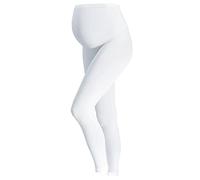 GA COMMUNICATIONS Womens Maternity Leggings Full Length, Super Stretchy Elastic Waist Ladies Pregnancy Yoga Extra Soft Full Length Pants for Pregnant Women’s Workout Leggings (White, 10)