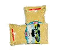 Ga-Ma's Cous Cous 1Kg Instant Wheat Granules Easy to Prepare Light and Fluffy Side Dish, Product from Turkey Origin Pack of 2