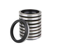 GA Metal Shell Dustproof Ring - Cylinder Oil Seal, Nitrile Rubber & Iron Shell, 26mm-33mm Inner Diameter, 1 Piece(26x35x7/10)