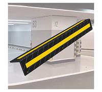 Ga WallProtector - Reflective Rubber, Ideal for Parking Lots & Warehouses, CarSafe Guard, & Impact-Resistant, Easy Installat
