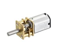 GA12-N20 DC 3V 6V 12V Metal Gear electronic starter with Gearwheel DC Motors Speed Reduction Gear electronic starter 20-3500RPM for Model Cars AUOQKQUT(DC 12V 140RPM)