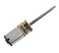 GA12-N20-M3*34 Micro Reduction Gear Motor DC 3V 6V 12V Lengthening Thread Shaft Screw Motor with Metal Gear Wheel(70,6V)