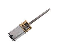 GA12-N20-M3*34 Micro Reduction Gear Motor DC 3V 6V 12V Lengthening Thread Shaft Screw with Metal Wheel(2000,3V)