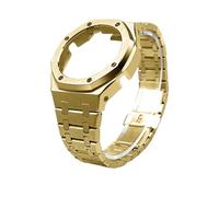 GA2100 Metal Mod Kit Compatible With Casio 2110 GMA-S2100 GM2100 Stainless Steel Case&WatchStrap Replacement Modification Accessories(Gold Set,GM-2100)