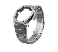 GA2100 Metal Mod Kit Compatible With Casio 2110 GMA-S2100 GM2100 Stainless Steel Case&WatchStrap Replacement Modification Accessories(Gun Gray set,GMA-S2100)