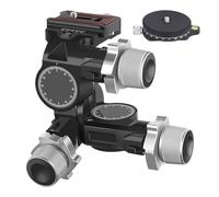 GA5 Geared Tripod Head With 360° Panoramic Millimeter Micro Adjustment For DSLR Camera(Geared head kit)