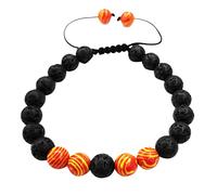 Ga700ske-7a Bracelet Colored Rough Stone Bracelet Weaving Men's and Women's Bracelets Pie Earrings (C, One Size)