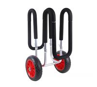 Gaabungky Standup Paddle Board Cart 45 * 46 * 66cm SUP Cart Great Applicability Good Stability Kayak Trolley Cart with Four Snaps, Surfing Helper Surfboard Cart for Moving Surfboards, Kayaks, Canoes