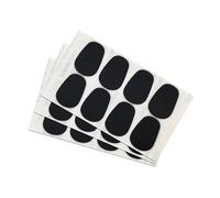 GAADSKCER Saxophone Mouthpiece Pads, 24 Pcs 0.8 mm Plastic, Black for Alto Saxophone, Tenor Saxophone, Baritone Saxophone and Clarinet