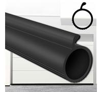 Gaahing 0.19" P-Bulb Garage Door Bottom Seal Strip - Replacement Impact Buffer Weatherstripping, Fits Single Track Overhead Door (3m, Black)