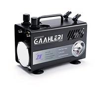 Gaahleri Airbrush Painting Kit with Compressor Air Tank 1L Dual Air Outlet System Advanced Air Brush Guide Manual Cake Decorating, Nail Tattoo Painting, Model Coloring Multi-Function