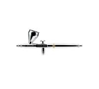 Gaahleri Airbrush Seeker, Dual-Action Gravity Feed with 6-Channel Quick-Release Nozzle, 0.3 & 0.5mm Dual Needle/Nozzle Set, 1/3oz Cup & Ergonomic Calm Island for Model Building Model Painting Art