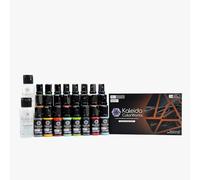 Gaahleri Kaleido Auto 24-Color Set - Water-Based Acrylic Airbrush Paint Kit for Car Models, Gundam,Mecha,Pre-Thinned, High Gloss, Fast-Drying, with Thinner & Cleaner