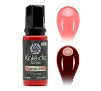 Gaahleri Kaleido Clear Colors 20ml KC003 Clear Red, Water-Based Acrylic, Airbrush Paint for Scale Models, Gundam, Mecha, Miniature, Figures, Car & Sci-Fi Kits, Pre-Thinned, Fast-Drying