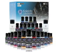Gaahleri Kaleido Water-Based Airbrush Paint Kit 24 Mecha Colors Set B | Acrylic Paint, Pre-Thinned, High Gloss, Fast-Drying, with Thinner & Cleaner