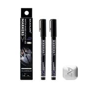 Gaahleri Marker GM-MS01 Aluminium 2 PCS | Metallic Color Japan Valve Tip Smooth No-clog Flow for Models