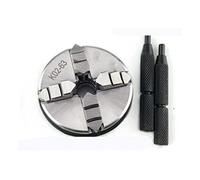 GAAHRQQQ Micro Metal Turning Lathe Part 3/4 Jaws Steel Wood Lathe Chuck 50mm 63mm Manual Chuck Self-Centering Metal Wood Lathe Tools (Color : K02-63 Size : Small)
