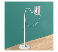 GAAHRQQQ Tablet Floor Mount Stand Gooseneck Long Arm Cell Phone Holder Mount for 3.5-11 Inch Tablet Adjustable Height 19 to 72 Inch for Bedroom Kitchen Living Room Outdoor