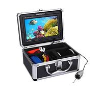 GAAHRQQQ YXYX Sonic Fish Finder 7'' Color 1000TVL Fish Finder Underwater Fishing Video Camera HD DVR Recorder Waterproof Cable 15m 20m 30m 50m for Ships Kayaks (Color : White LED 15M Cable)
